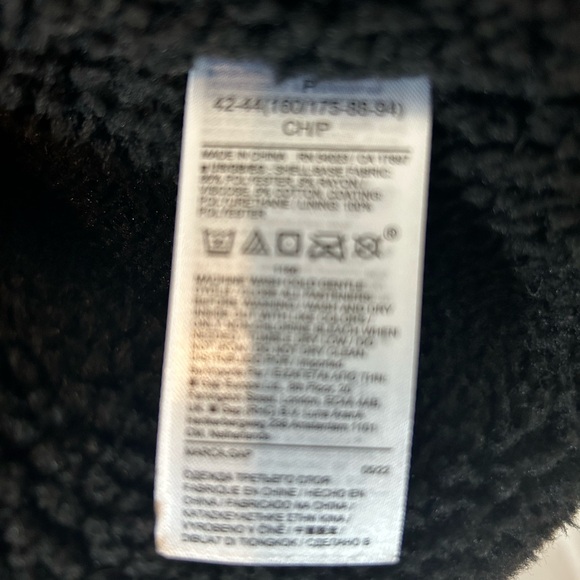 GAP Black Shearling Jacket - Picture 4 of 5